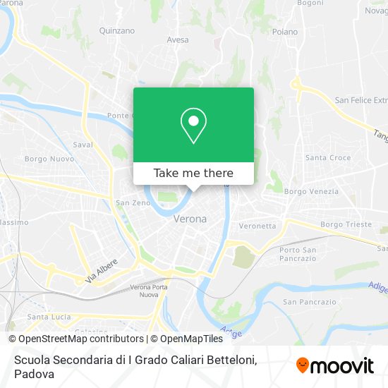 Scuola Secondaria di I Grado Caliari Betteloni map