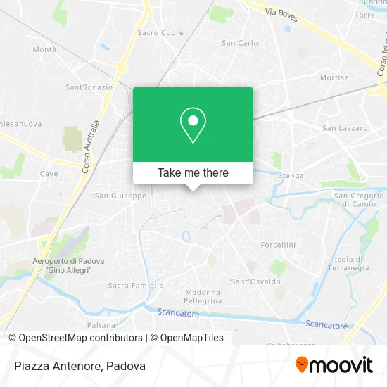 Piazza Antenore map