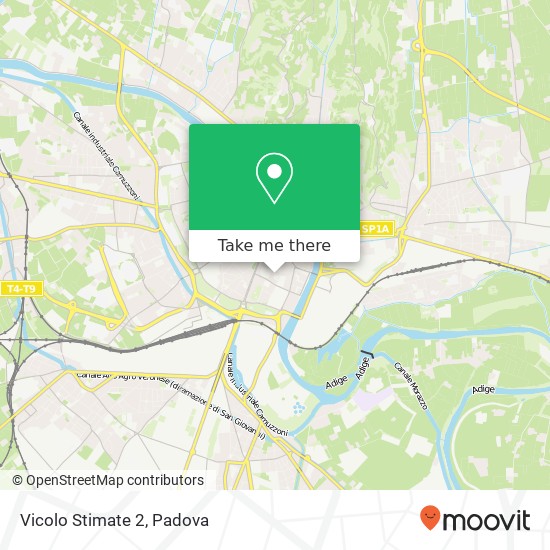 Vicolo Stimate  2 map