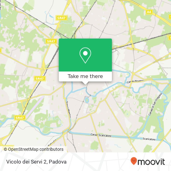 Vicolo dei Servi  2 map