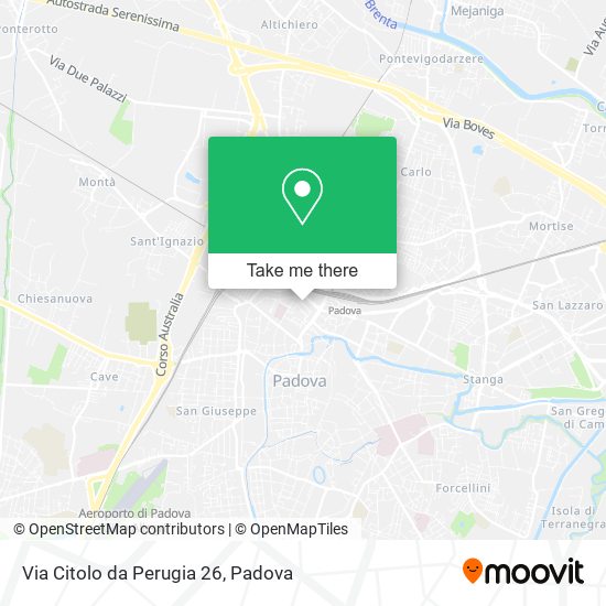 Via Citolo da Perugia  26 map