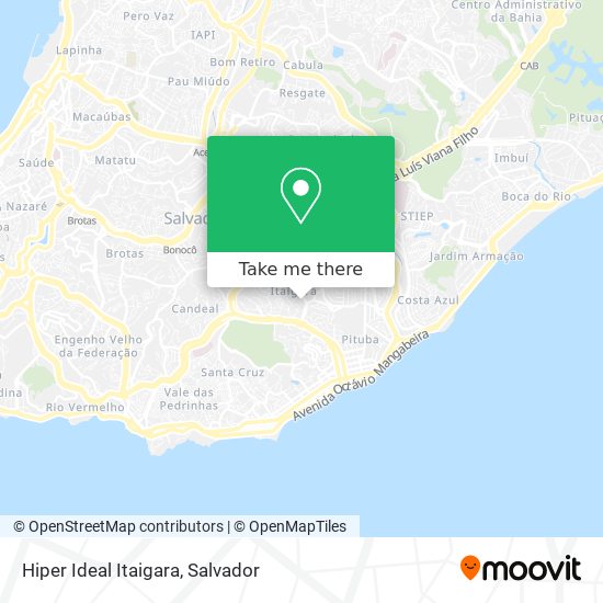 Hiper Ideal Itaigara map