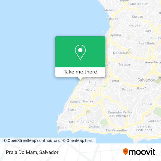 Mapa Praia Do Mam