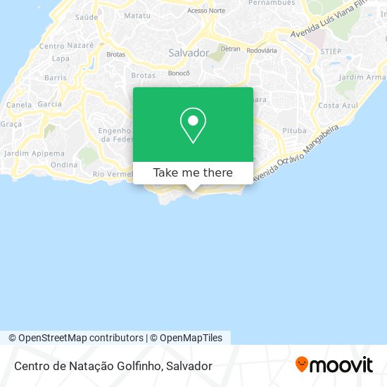 Centro de Natação Golfinho map