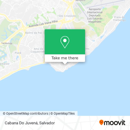 Cabana Do Juvená map