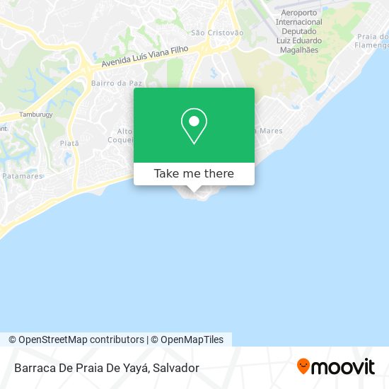 Barraca De Praia De Yayá map