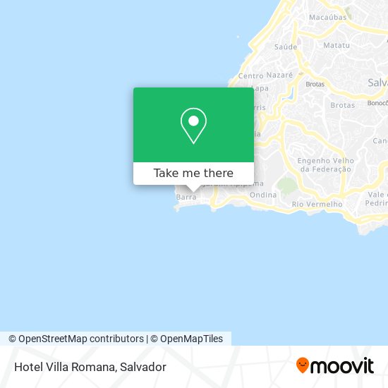 Hotel Villa Romana map