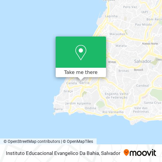 Mapa Instituto Educacional Evangelico Da Bahia