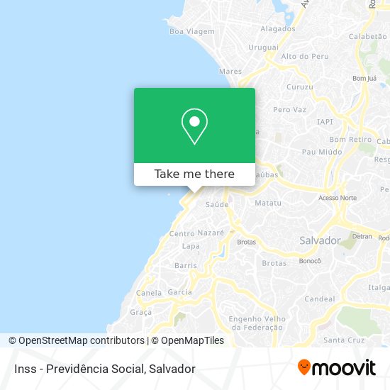 Inss - Previdência Social map