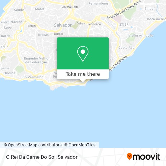 O Rei Da Carne Do Sol map