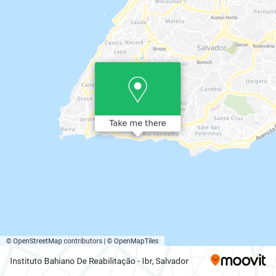 Instituto Bahiano De Reabilitação - Ibr map