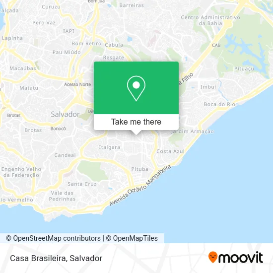 Casa Brasileira map