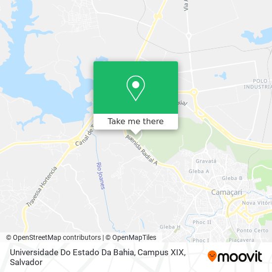 Universidade Do Estado Da Bahia, Campus XIX map