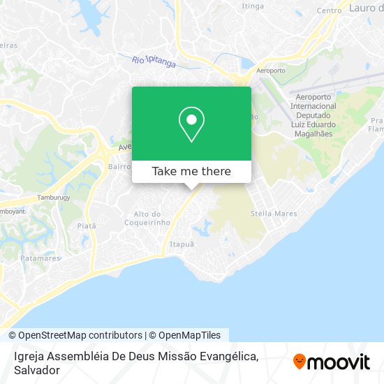 Mapa Igreja Assembléia De Deus Missão Evangélica