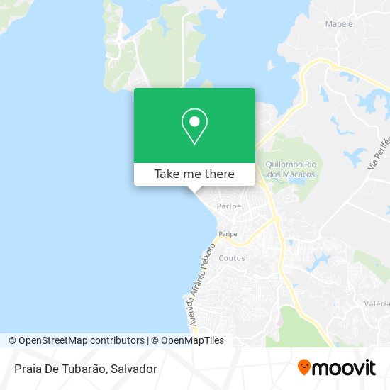 Praia De Tubarão map