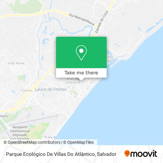 Mapa Parque Ecológico De Villas Do Atlântico