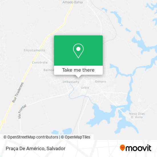 Praça De Américo map
