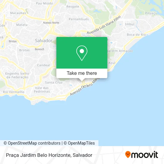 Praça Jardim Belo Horizonte map