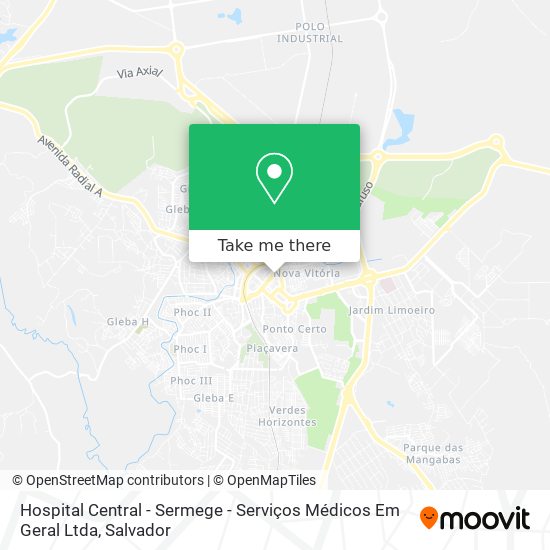Hospital Central - Sermege - Serviços Médicos Em Geral Ltda map