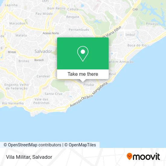 Vila Militar map