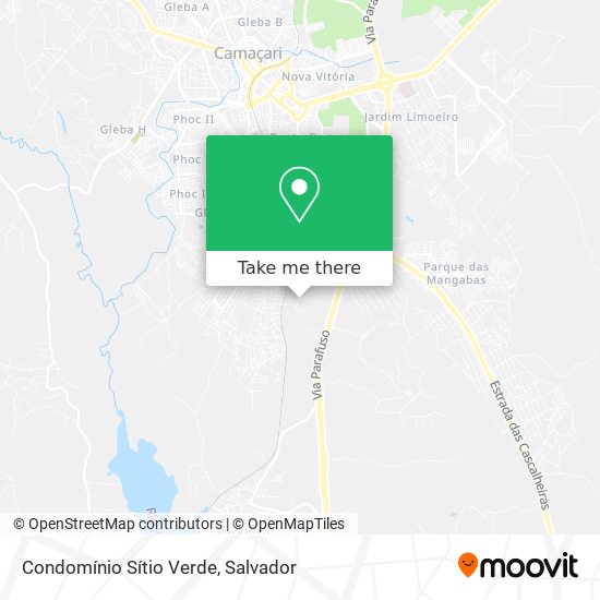 Condomínio Sítio Verde map