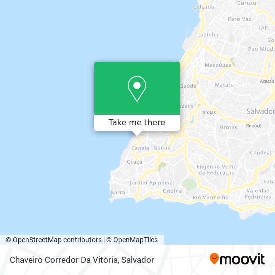 Chaveiro Corredor Da Vitória map