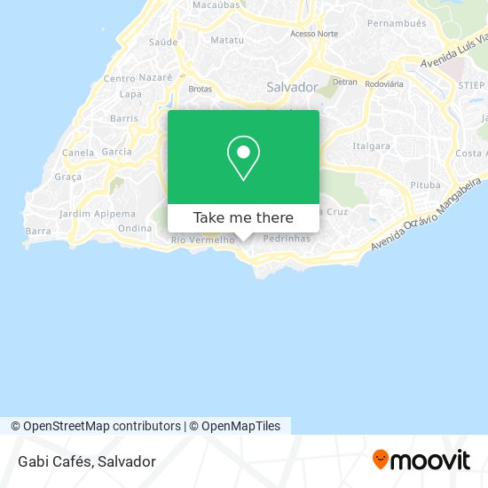 Gabi Cafés map