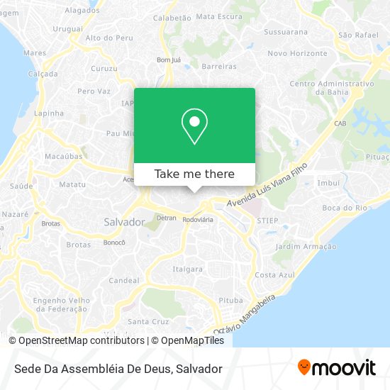 Sede Da Assembléia De Deus map