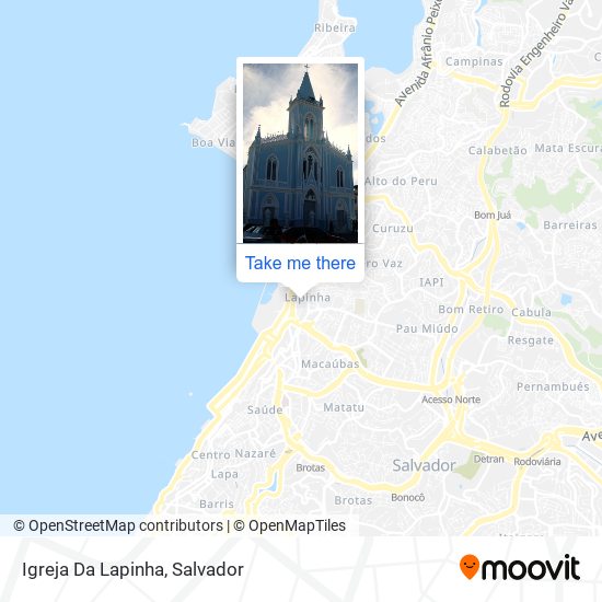 Mapa Igreja Da Lapinha