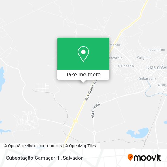 Subestação Camaçari II map
