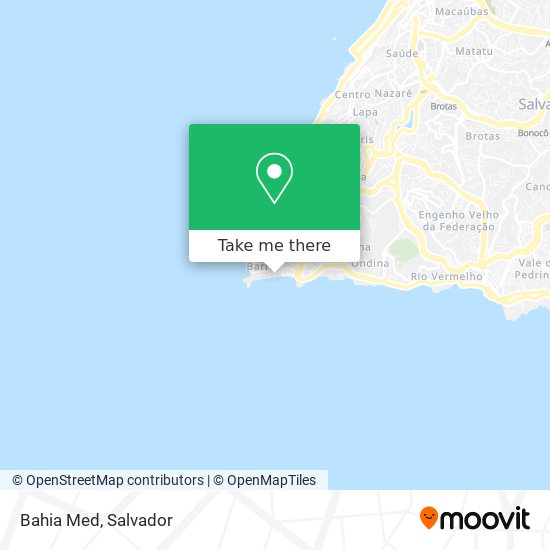 Bahia Med map