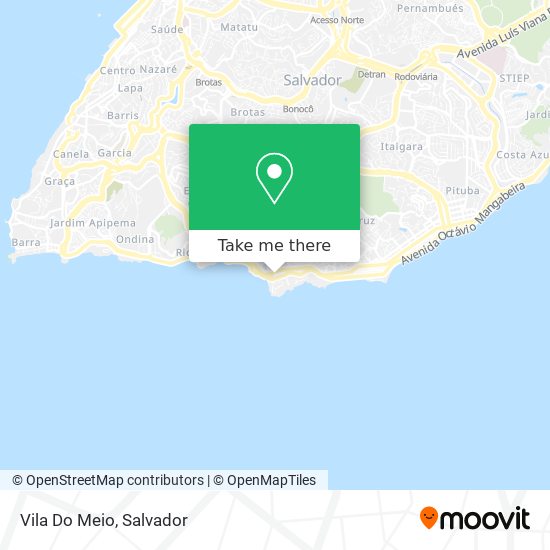 Vila Do Meio map