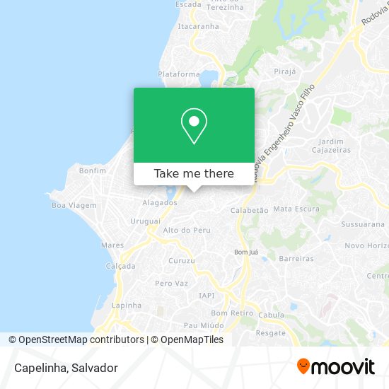 Mapa Capelinha