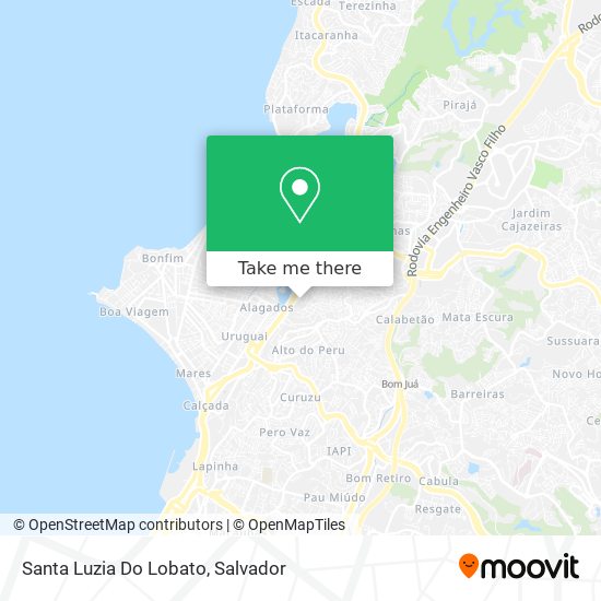 Santa Luzia Do Lobato map