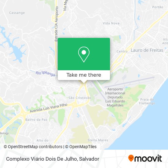 Complexo Viário Dois De Julho map