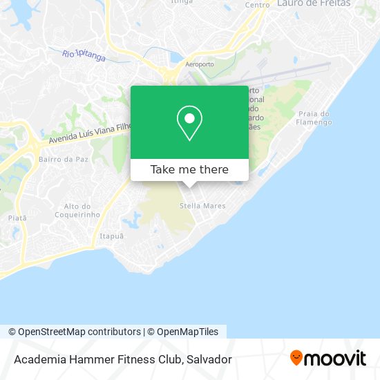 Mapa Academia Hammer Fitness Club