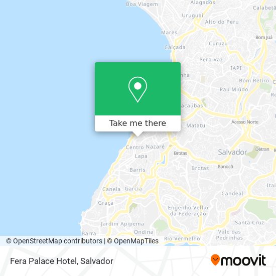 Mapa Fera Palace Hotel