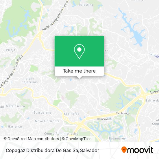 Mapa Copagaz Distribuidora De Gás Sa