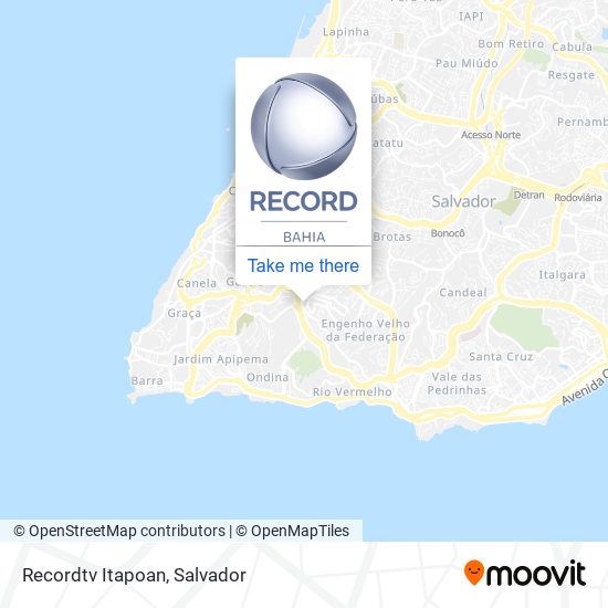 Recordtv Itapoan map