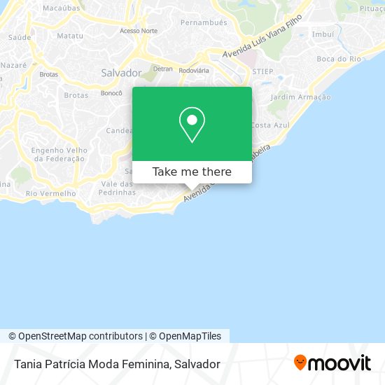 Tania Patrícia Moda Feminina map