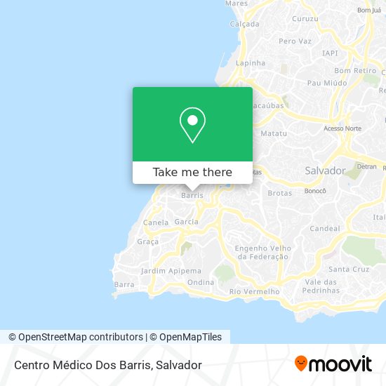 Mapa Centro Médico Dos Barris