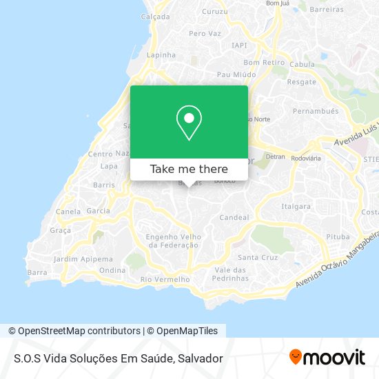 Mapa S.O.S Vida Soluções Em Saúde