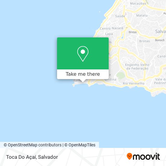 Toca Do Açaí map
