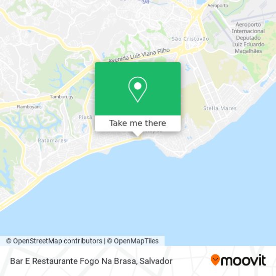 Bar E Restaurante Fogo Na Brasa map