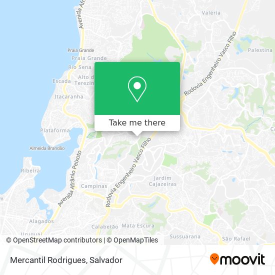 Mercantil Rodrigues map