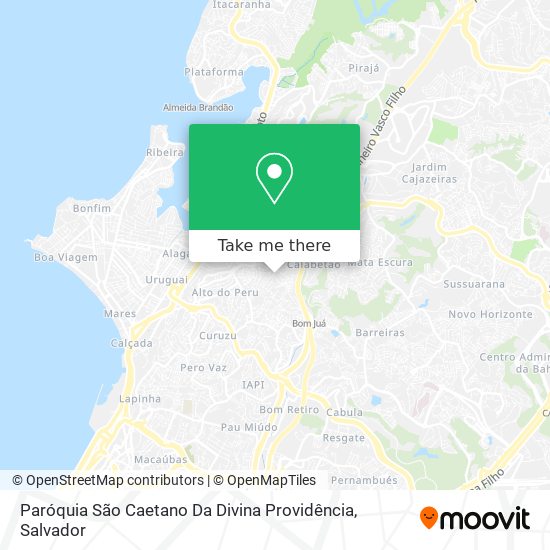 Paróquia São Caetano Da Divina Providência map