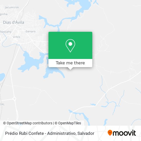Prédio Rubi Confete - Administrativo map