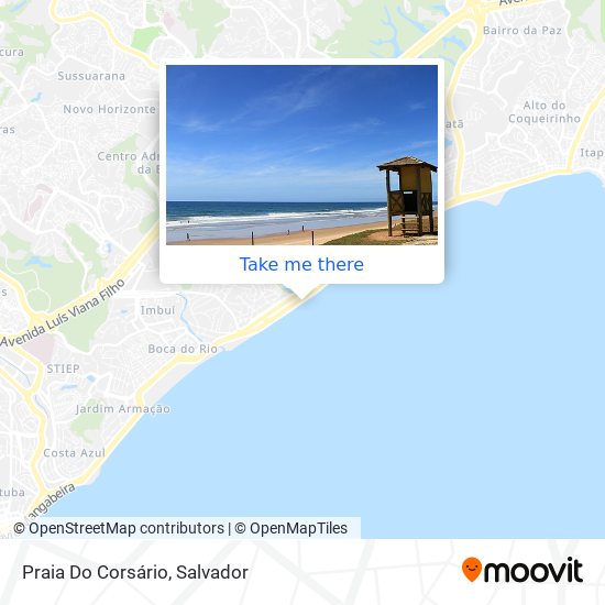 Praia Do Corsário map