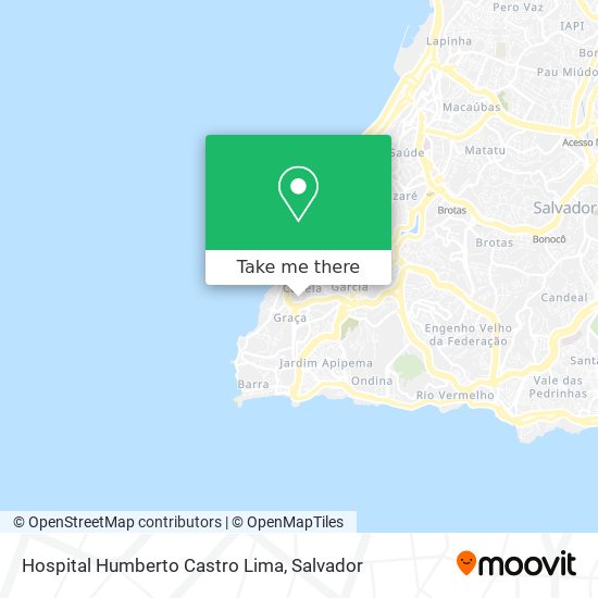 Hospital Humberto Castro Lima map