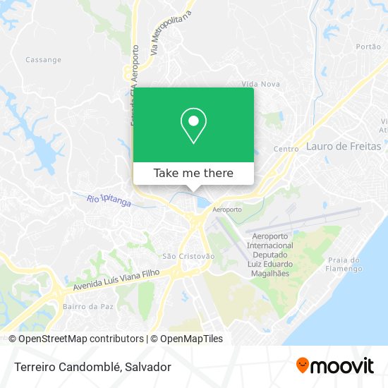 Terreiro Candomblé map